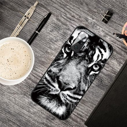 Skal För Xiaomi Redmi Note 10 Pro Svartvit Tiger