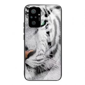 Skal För Xiaomi Redmi Note 10 Pro Tiger Härdat Glas