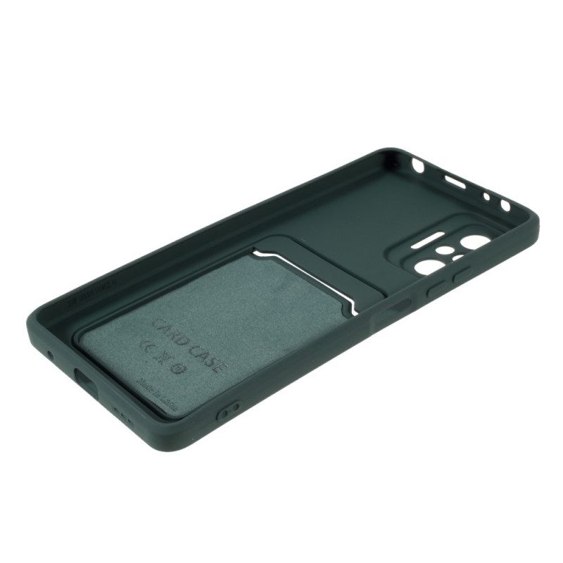 Skal För Xiaomi Redmi Note 10 Pro Vävd Korthållare