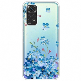 Skal För Xiaomi Redmi Note 11 / 11S Bukett Blå Blommor