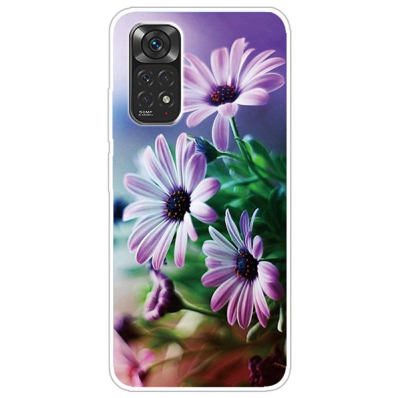 Skal För Xiaomi Redmi Note 11 / 11S Realistiska Blommor