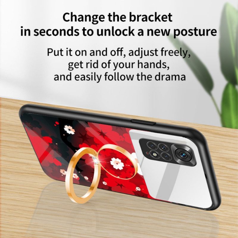Skal För Xiaomi Redmi Note 11 / 11S Spegel Med Roterande Ring