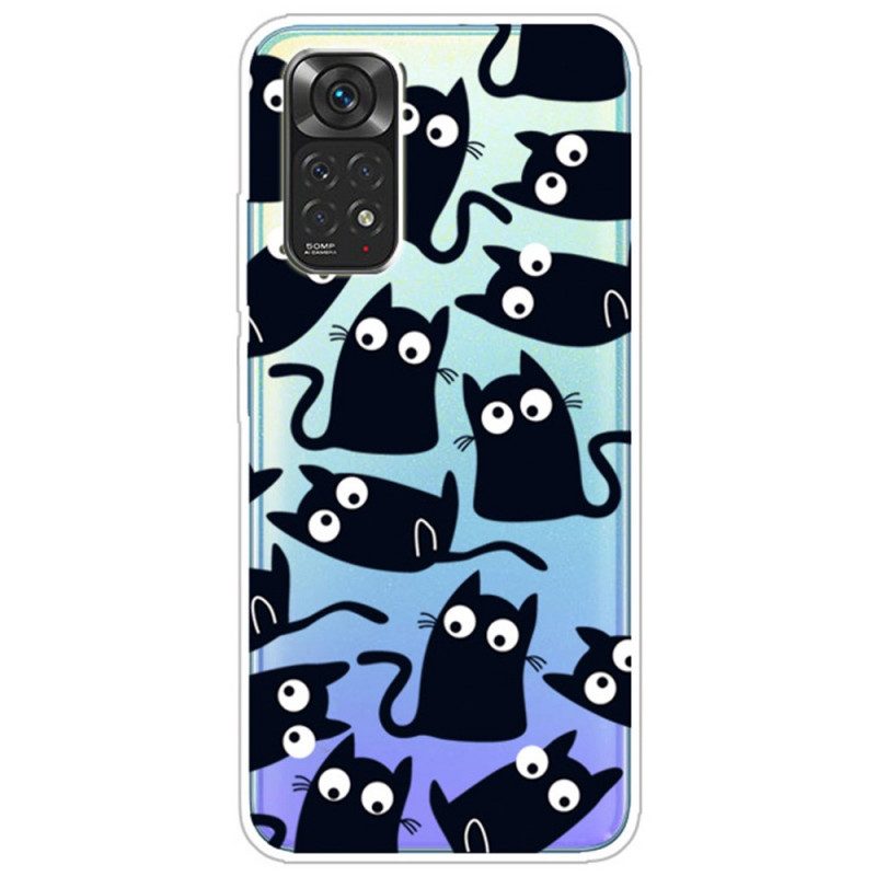 Skal För Xiaomi Redmi Note 11 Pro 4G / 5G Flera Svarta Katter