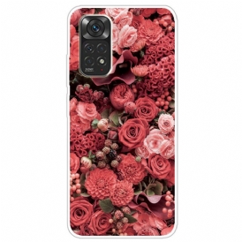 Skal För Xiaomi Redmi Note 11 Pro 4G / 5G Intensiva Blommor