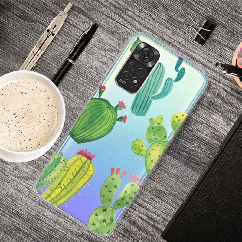 Skal För Xiaomi Redmi Note 11 Pro 4G / 5G Kaktus Akvarell