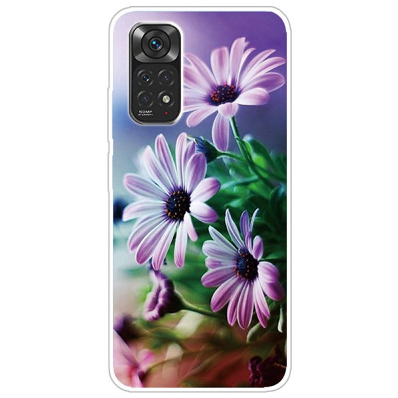 Skal För Xiaomi Redmi Note 11 Pro 4G / 5G Realistiska Blommor