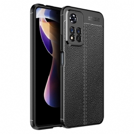 Skal För Xiaomi Redmi Note 11 Pro Plus 5G Double Line Litchi Lädereffekt