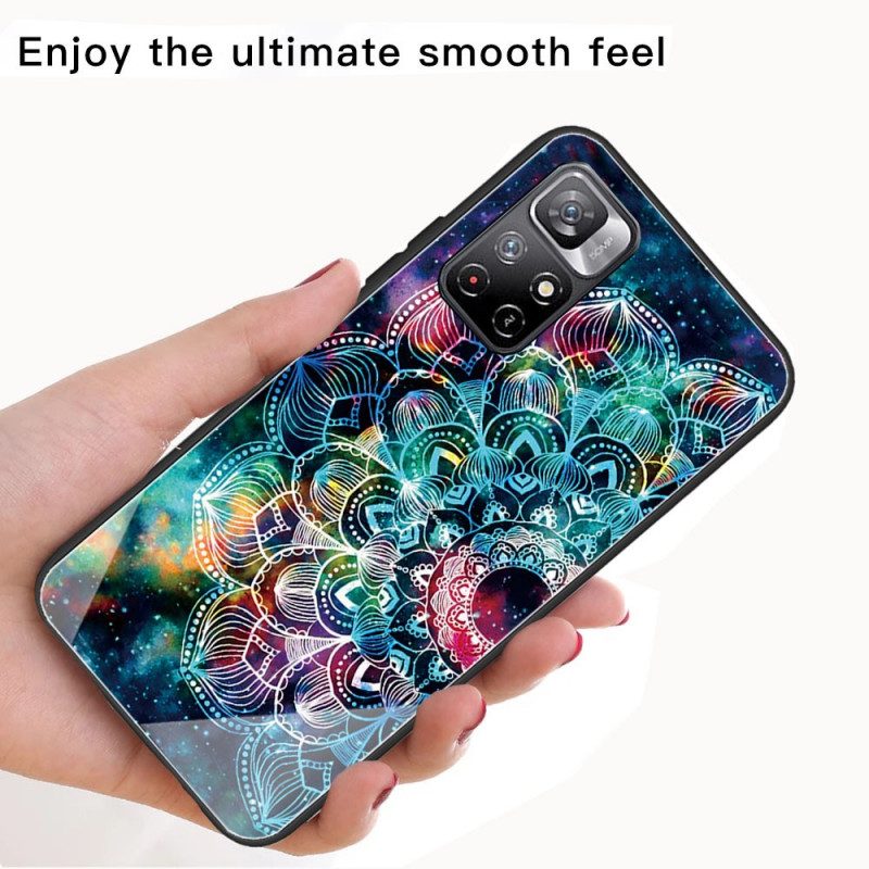 Skal För Xiaomi Redmi Note 11 Pro Plus 5G Mandala I Härdat Glas