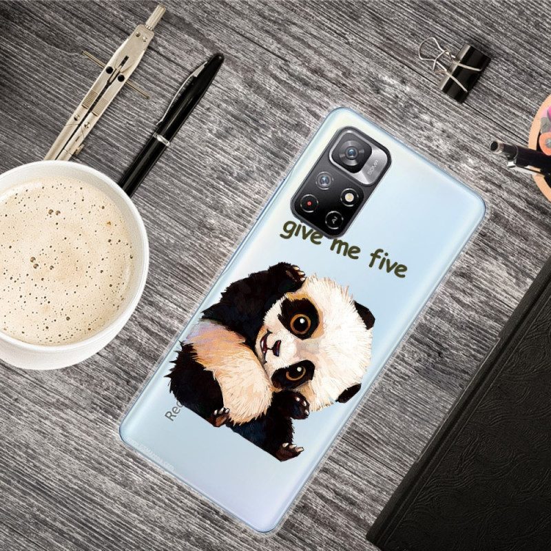 Skal För Xiaomi Redmi Note 11 Pro Plus 5G Panda Ge Mig Fem