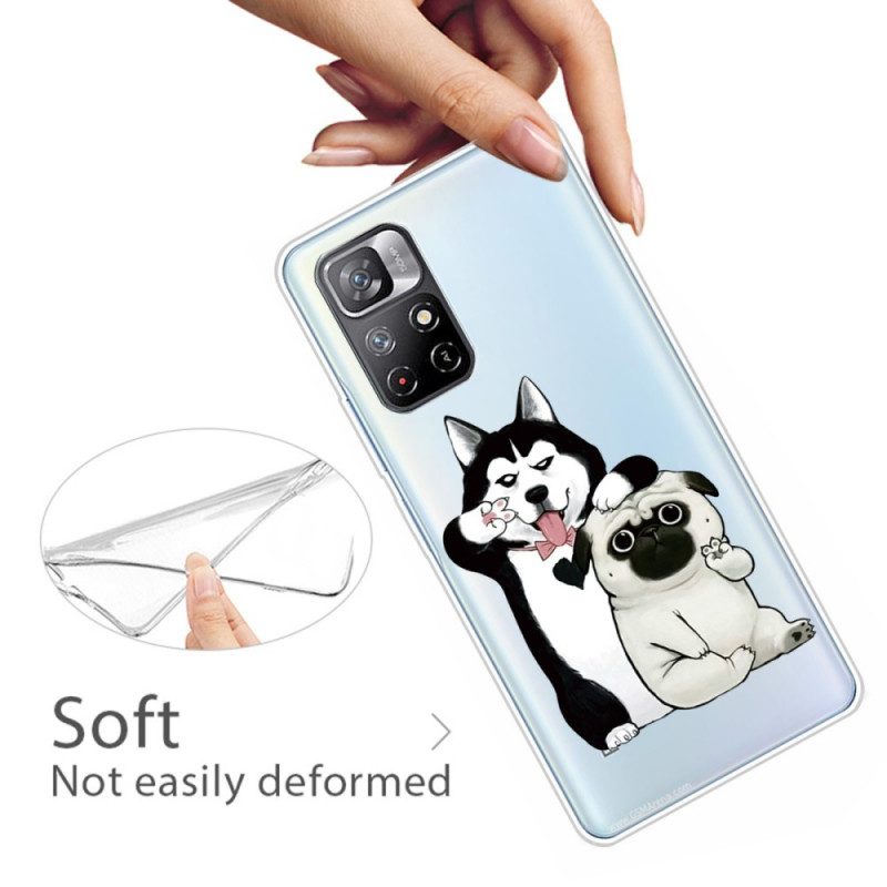 Skal För Xiaomi Redmi Note 11 Pro Plus 5G Roliga Hundar