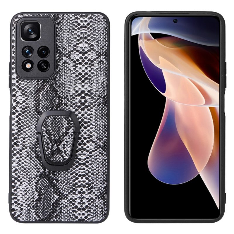 Skal För Xiaomi Redmi Note 11 Pro Plus 5G Snake Style Ring-bracket