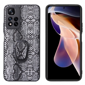 Skal För Xiaomi Redmi Note 11 Pro Plus 5G Snake Style Ring-bracket