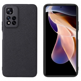 Skal För Xiaomi Redmi Note 11 Pro Plus 5G Texturerad Läderstil