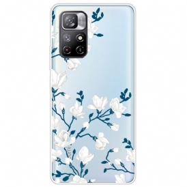 Skal För Xiaomi Redmi Note 11 Pro Plus 5G Vita Blommor