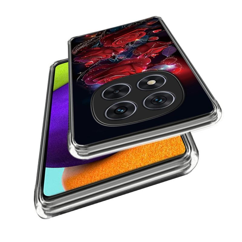 Skal För Xiaomi Redmi Note 14 Pro 4g Röda Rosor