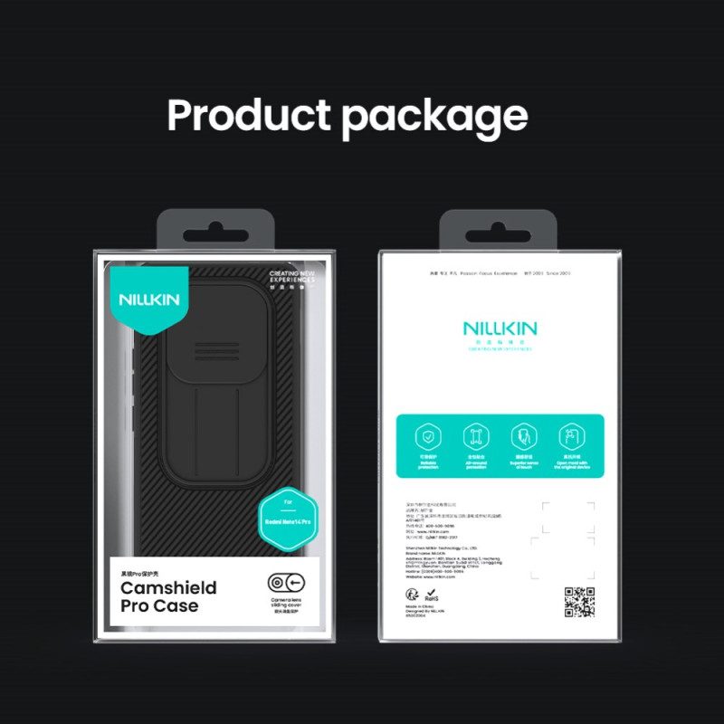 Skal För Xiaomi Redmi Note 14 Pro 5g Nillkin Camshield Pro-serien