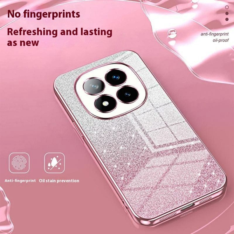 Skal För Xiaomi Redmi Note 14 Pro Plus 5g Gradient Glitter