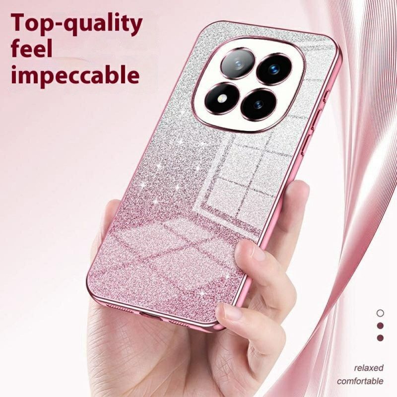 Skal För Xiaomi Redmi Note 14 Pro Plus 5g Gradient Glitter