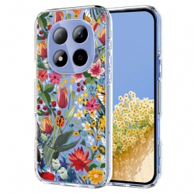 Skal För Xiaomi Redmi Note 15 Pro 5g Blommönster