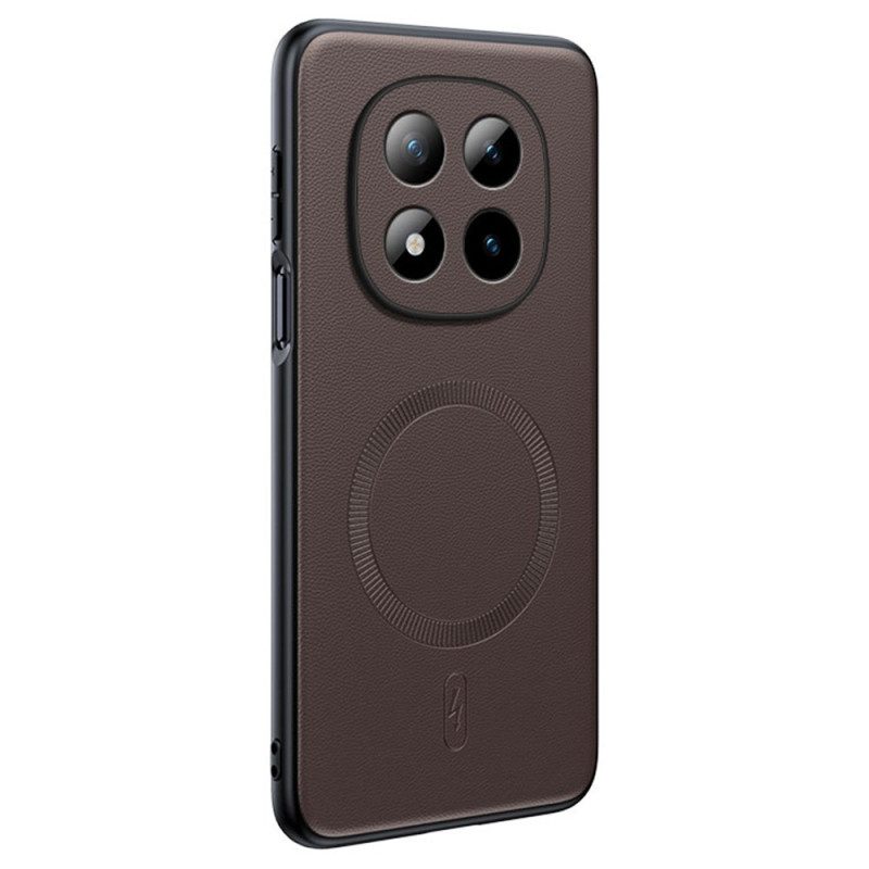 Skal För Xiaomi Redmi Note 15 Pro 5g Magnetisk Premiumläderfinish
