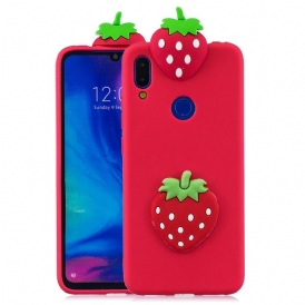 Skal För Xiaomi Redmi Note 7 3d Strawberry