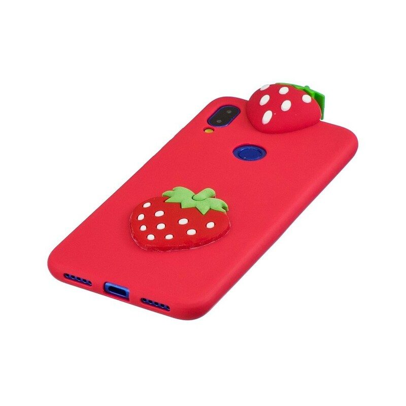 Skal För Xiaomi Redmi Note 7 3d Strawberry