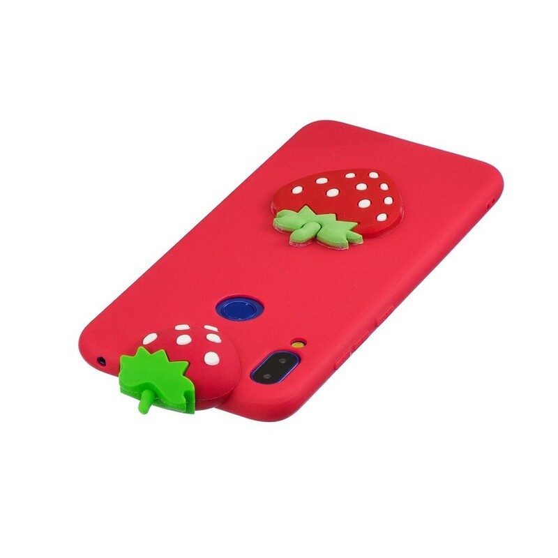 Skal För Xiaomi Redmi Note 7 3d Strawberry