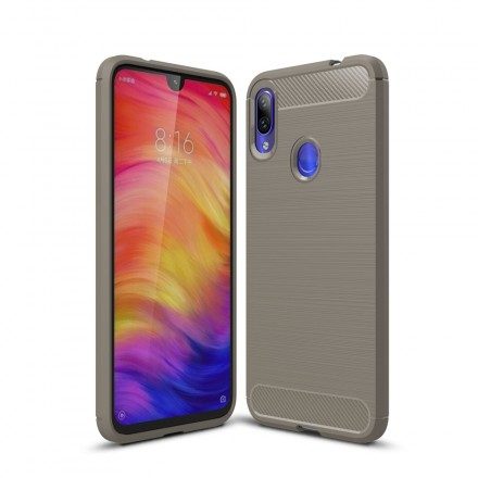 Skal För Xiaomi Redmi Note 7 Borstad Kolfiber