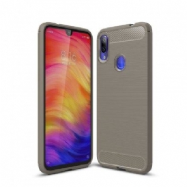 Skal För Xiaomi Redmi Note 7 Borstad Kolfiber