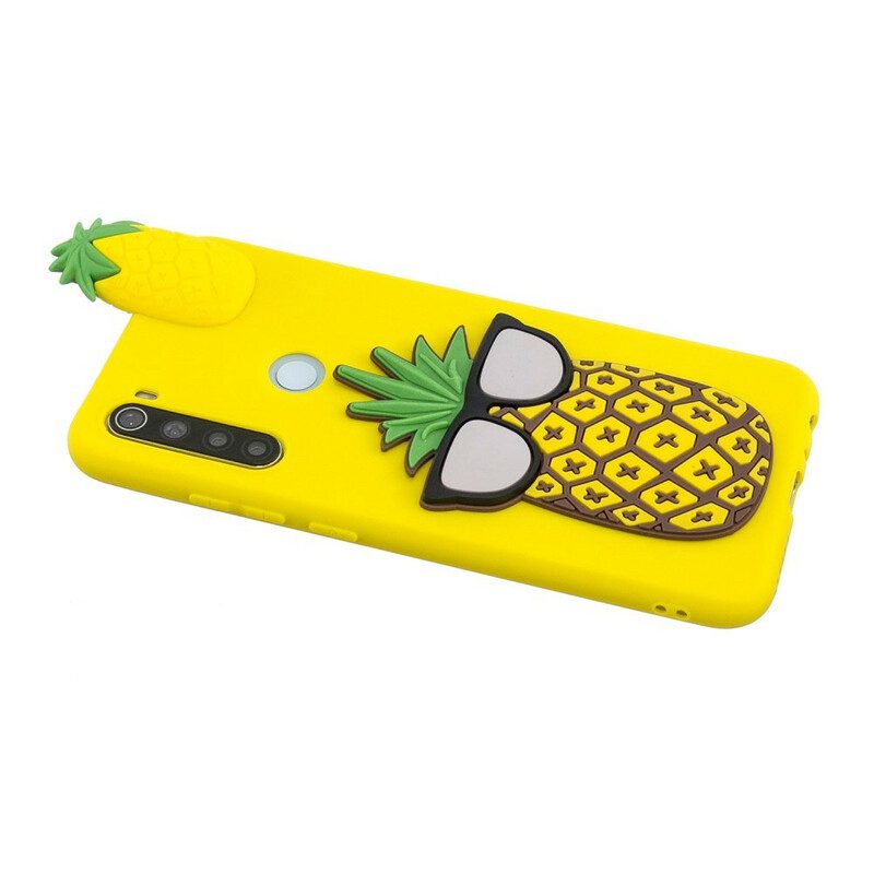 Skal För Xiaomi Redmi Note 8 3d Cool Ananas