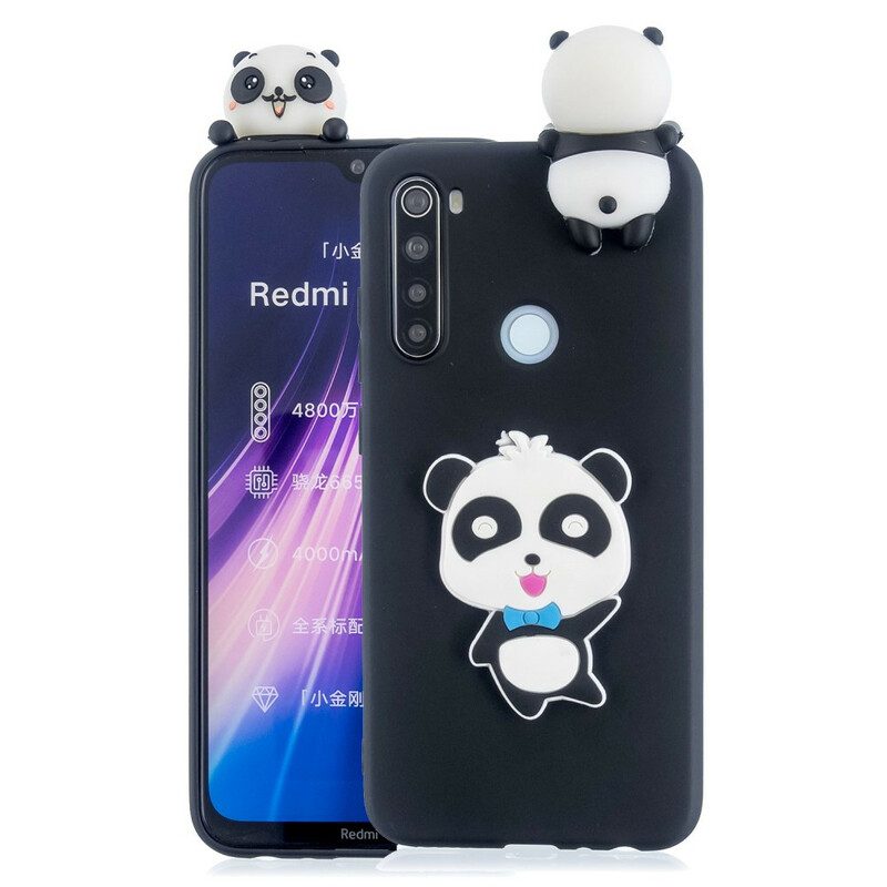 Skal För Xiaomi Redmi Note 8 3d Min Panda