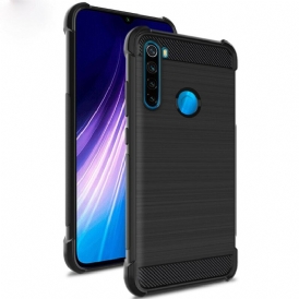 Skal För Xiaomi Redmi Note 8 Imak Borstad Kolfiber