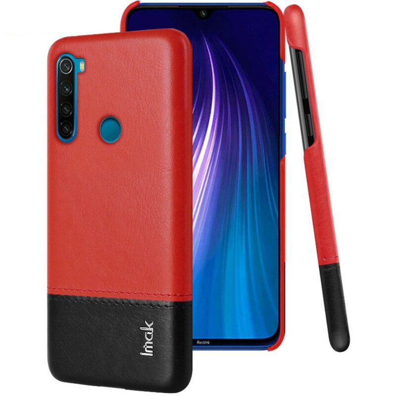 Skal För Xiaomi Redmi Note 8 Imak Ruiyi Series Lädereffekt