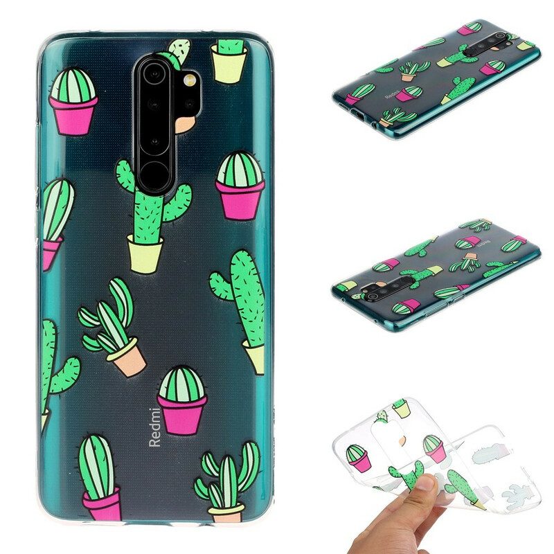 Skal För Xiaomi Redmi Note 8 Pro Flera Kaktusar