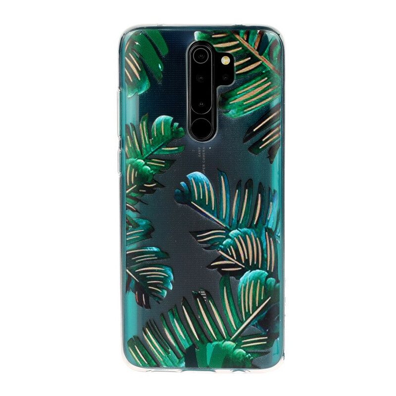 Skal För Xiaomi Redmi Note 8 Pro Gröna Blad