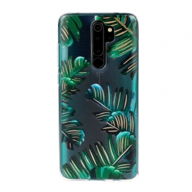 Skal För Xiaomi Redmi Note 8 Pro Gröna Blad