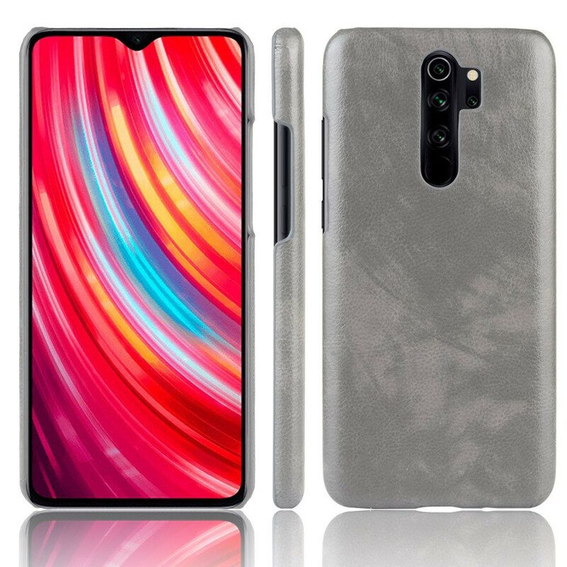 Skal För Xiaomi Redmi Note 8 Pro Performance Litchi Lädereffekt