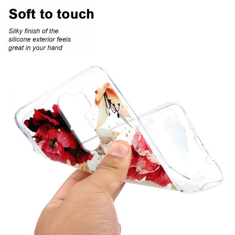Skal För Xiaomi Redmi Note 8 Pro Transparenta Superb Buketter