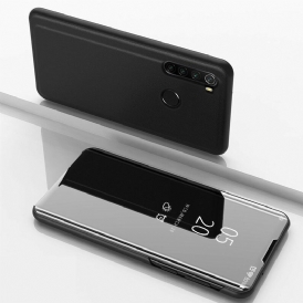 Skal För Xiaomi Redmi Note 8 Spegel Och Konstläder