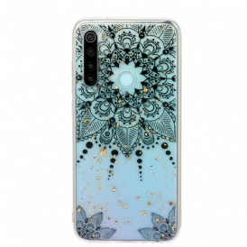 Skal För Xiaomi Redmi Note 8 Transparent Grå Mandala