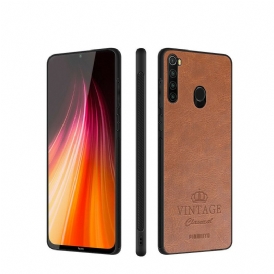 Skal För Xiaomi Redmi Note 8 Vintage Lädereffekt Pinwuyo