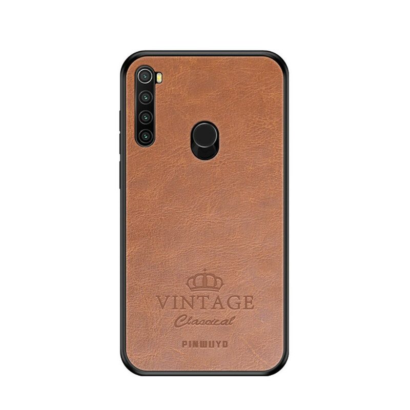 Skal För Xiaomi Redmi Note 8 Vintage Lädereffekt Pinwuyo