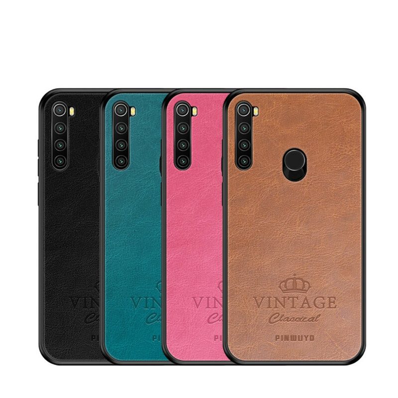 Skal För Xiaomi Redmi Note 8 Vintage Lädereffekt Pinwuyo