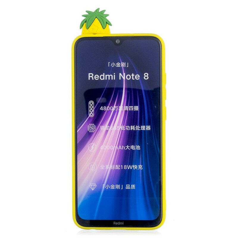 Skal För Xiaomi Redmi Note 8T 3d Ananas