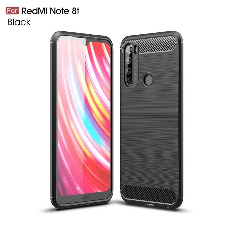 Skal För Xiaomi Redmi Note 8T Borstad Kolfiber