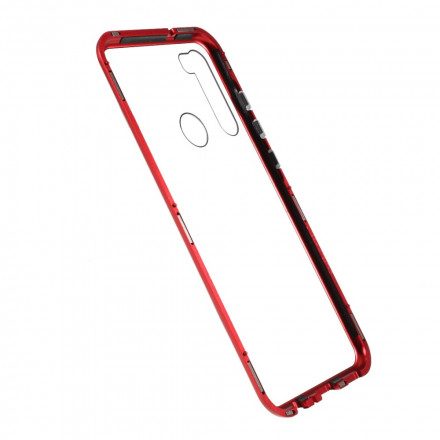 Skal För Xiaomi Redmi Note 8T Härdat Glas Och Metall Fram Och Bak