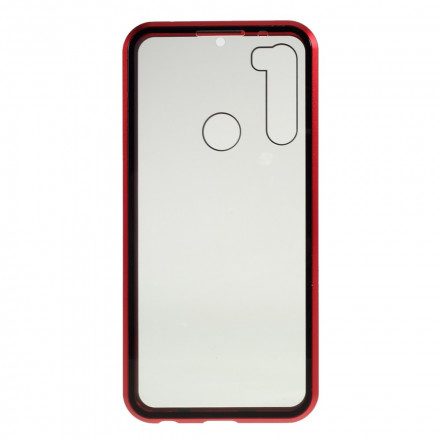 Skal För Xiaomi Redmi Note 8T Härdat Glas Och Metall Fram Och Bak