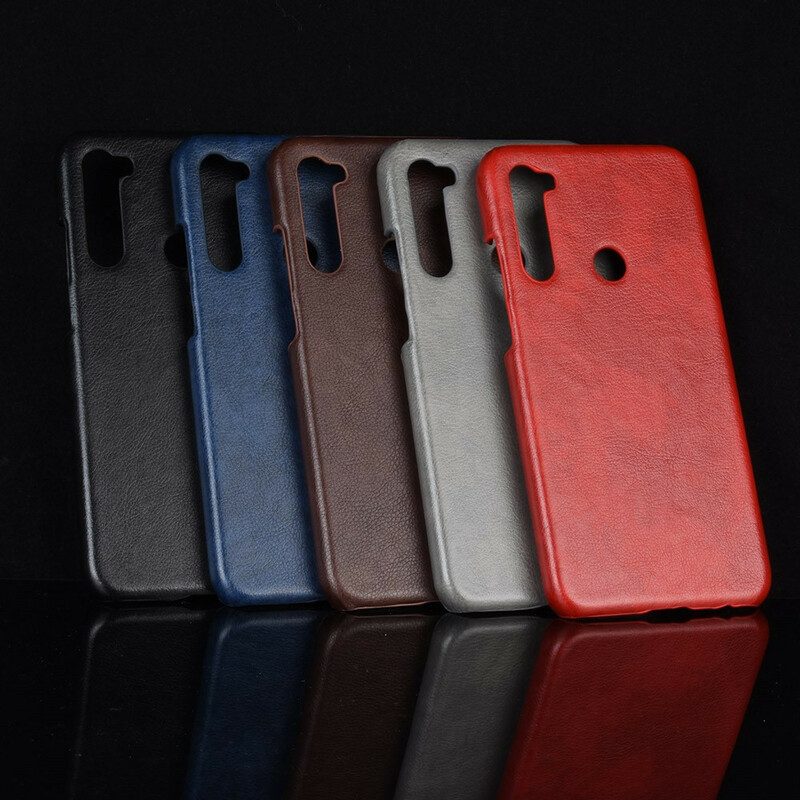 Skal För Xiaomi Redmi Note 8T Lichi-lädereffekt
