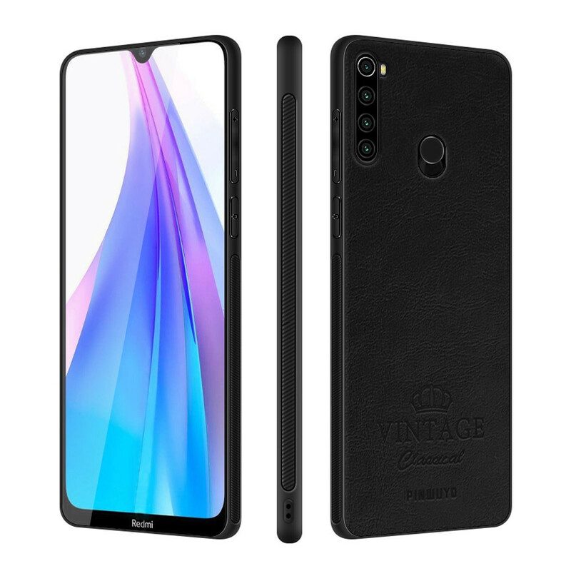 Skal För Xiaomi Redmi Note 8T Vintage Lädereffekt Pinwuyo