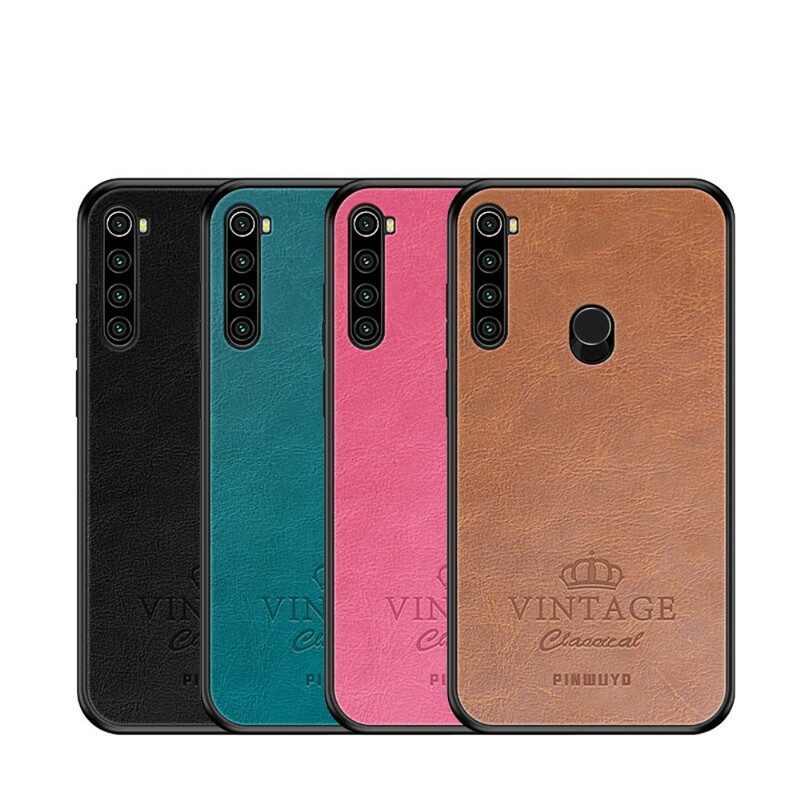 Skal För Xiaomi Redmi Note 8T Vintage Lädereffekt Pinwuyo